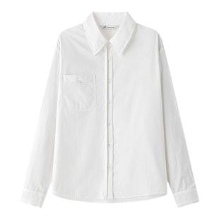 东京岁时记jk制服长袖衬衫女白色日系学院风宽松版女初秋穿搭新款