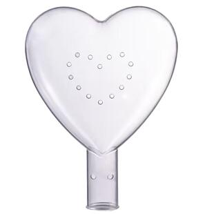 透明爱心球花束亚克力礼品包装创意礼盒装饰桃心带手把塑料包装球