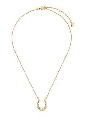 Fable珍珠马蹄珐琅彩项链首饰