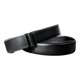 男皮带纯头层牛皮青年休闲自动扣腰带真皮商务裤带正品自动扣皮带