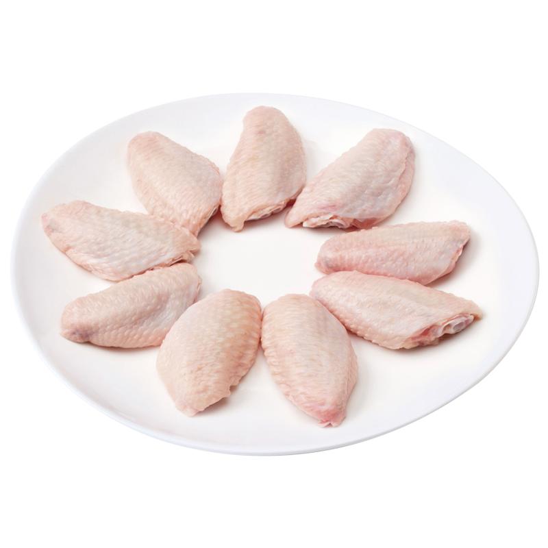 Tyson/泰森雞翅中冷凍生雞肉烤翅速凍食材500g*6袋