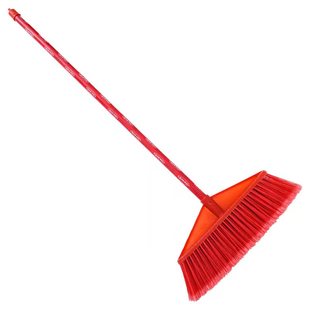 硬毛扫帚加厚家用长柄塑料木杆扫水工地教室厨房一扫光净耐用扫把