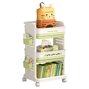耐奔书包置物架带轮可移动书包架放置神器书架移动置物架收纳架子
