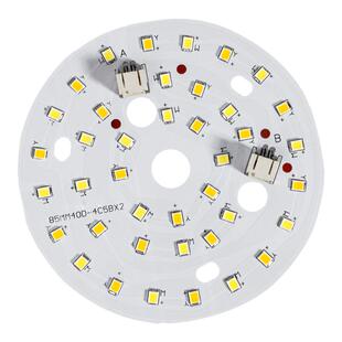 led灯带24V30V低压灯板两线三线并联圆形三色变光灯芯吊顶灯配件