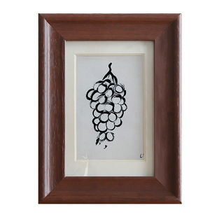 欧式实木摆台相框裱框定制创意儿童展示框洗照片6 7 8寸10相框A4