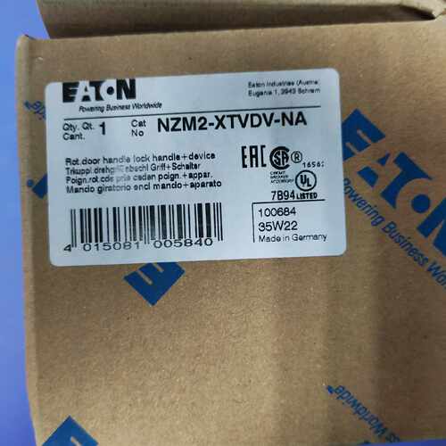 议价伊顿穆勒NZM2-XTVDV-NA塑壳断路器手柄UL489 CSA认证齐全