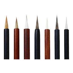 赋比兴 国家非遗 佘征军制 专业小楷毛笔 专业级纯狼毫小楷专用毛笔 紫毫兼毫羊毫毛笔套装 文房四宝精品宣笔