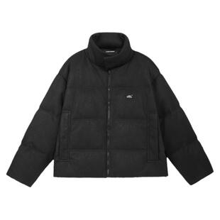 CLIMAX VISION90绒爱心绣标立领基础面包羽绒服男加厚保暖外套