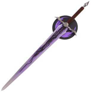 我独自升级暗影君王魔王剑cos道具全金属主角大剑游戏周边 未开刃