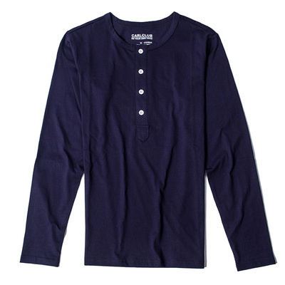 美式复古亨利衫男|夏季薄款