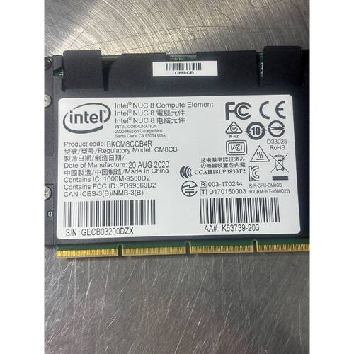 【议价】IntelNUC8ComputeElement型号
