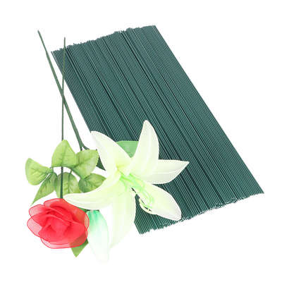 2号胶包花杆丝网材料diy手工绿色