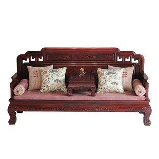 高端乳胶罗汉床垫子套罩新中式2025新款实木红木沙发床塌垫坐垫