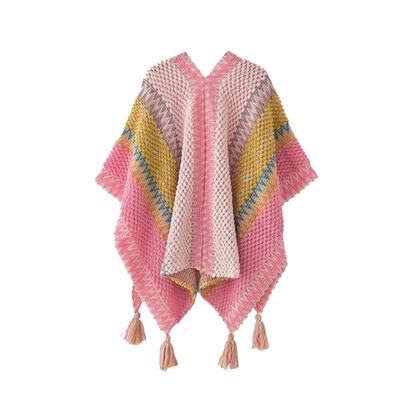 披肩外搭女装针织斗篷旅游穿搭