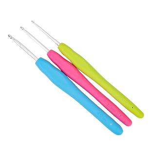 彩色勾针软柄钩针工具全套装手工毛线编织包包防滑钩针大全材料包