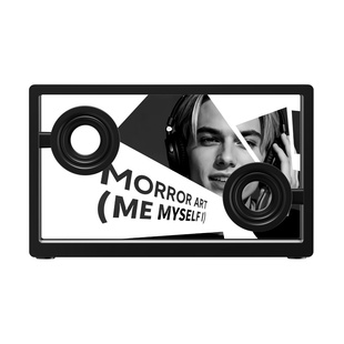【重磅新品】MORROR ART莫纳 A2全透明歌词音响悬浮蓝牙音箱新款