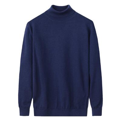 莫代尔抗起球高领毛衣百搭