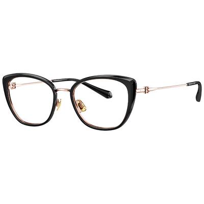 暴龙近视眼镜框新品猫眼小框素颜