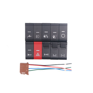 适用德龙新M3000/L3000/X5000/轩德翘板开关淋水雾灯警报电源开关