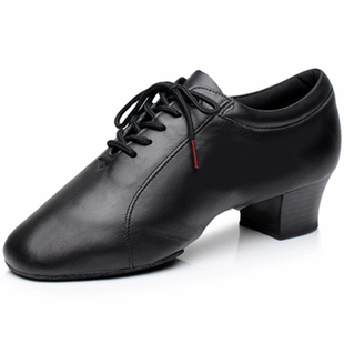 正品贝蒂男士拉丁舞鞋国标交谊舞恰恰牛仔舞蹈鞋软牛皮两点底419