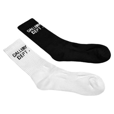 艺术GalleryDept秋冬长筒毛巾袜字母袜街头纯色运动袜子男女棉袜