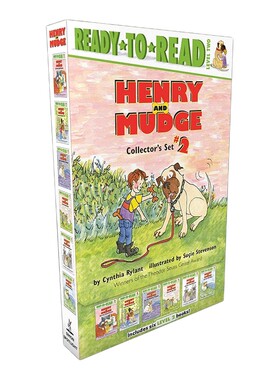 英文原版 Henry and Mudge Collector's Set 2 享利和玛吉6本套装合集2 Ready to Read L2 汪培珽第2阶段分级读物 进口英语书籍