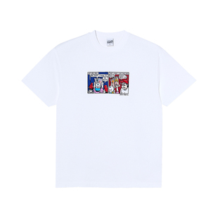 Polar Skate Co Shut It Tee 重磅纯棉漫画印花滑板短袖T恤新品潮