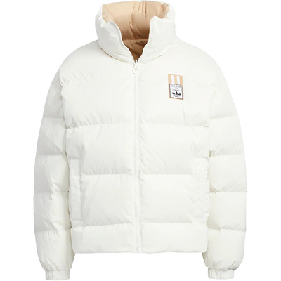 Adidas/阿迪达斯正品三叶草女子双面穿运动立领羽绒服HS9500