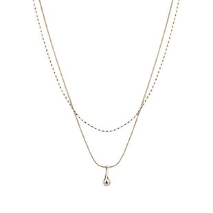 店主推荐！超火叠戴项链女款2024新款韩国颈链双层锁骨链女高级感