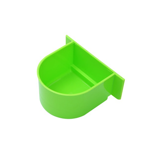 鹦鹉鸟食盒塑料半圆形悬挂鸟笼配件八哥虎皮喂食器水盒鸟具用品