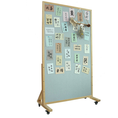 移动软木板展示板背景墙工厂直销