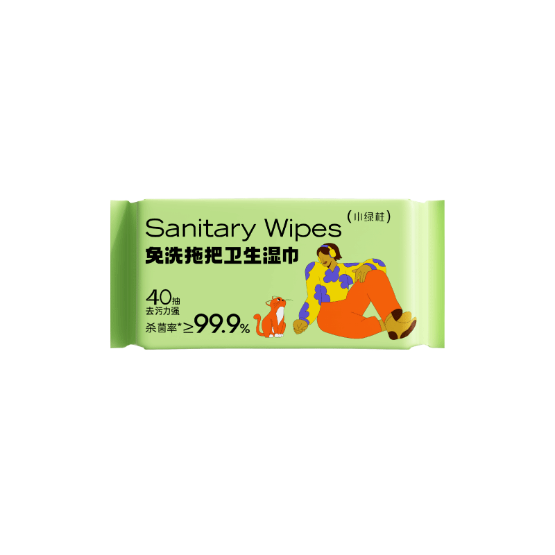 杀菌率99%+大尺寸宠物地板湿巾