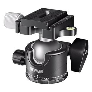 NEEWER/纽尔 GM36全景球形云台摄影三脚架滑轨万向阻尼球头球型通用Arca阿卡快装板底座单反相机微单手机
