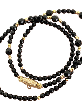 黑玛瑙设计款项链星图gck银