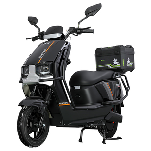 嘉陵新款高速外卖电动车72V长跑王电动摩托车大功率踏板电瓶车