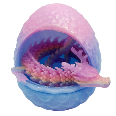 3D打印仿真龙蛋潮玩模型