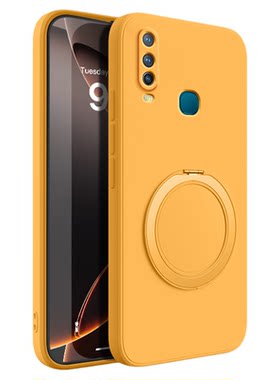 适用vivoY3s手机壳Y3新款vivo液态硅胶保护套v1901a支点壳带支架全包防摔viviy男viv0软壳svivo女vivov丫外壳