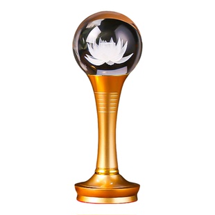 新款水晶莲花灯菩萨佛前供灯长明灯供奉充电LED佛灯家用神台灯