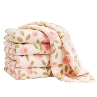 抹布吸水厨房专用不易沾油洗碗布加厚不易掉毛毛巾家用擦桌百洁布