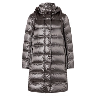 BOGNER博格纳 25秋冬新品LYNN-D5女士长款亮面保暖连帽羽绒服