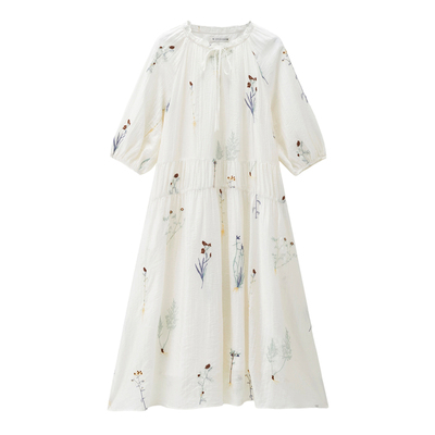 Giordano/佐丹奴七分袖连衣裙