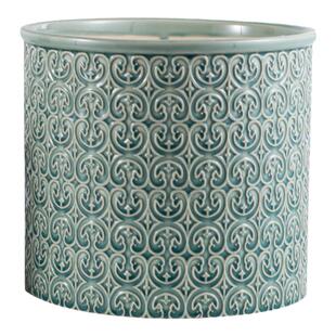 MimiHome北欧冰裂纹月牙绿植花盆陶瓷花器室内摆件出口国外设计师