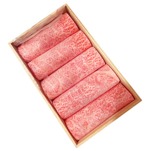 包邮2斤澳洲BMS12雪花木盒上脑火锅卷和牛肉寿喜烧非日A5神户m12