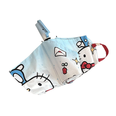 HelloKitty防晒防紫外线太阳伞遮阳伞轻小巧便携折叠晴雨伞女两用
