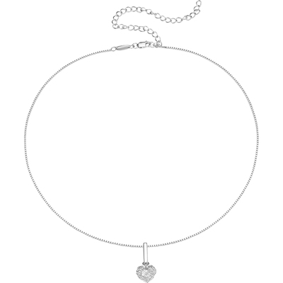 YVMIN尤目爱心吊坠锁骨链女