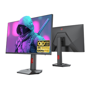 HKC显示器27英寸4K双模160HZ电脑屏幕MiniLED背光QD量子点G27M7