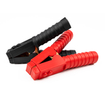 汽车电瓶夹子搭火线纯铜加厚强力鳄鱼夹蓄电池搭电连接线卡子小号