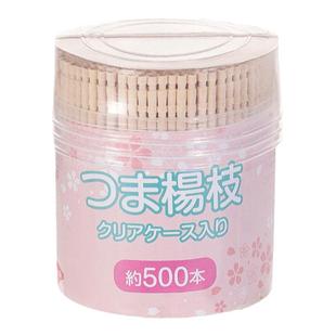 500支木牙签一次性牙签棒家用单头水果签木牙签酒店掏牙剔牙神器