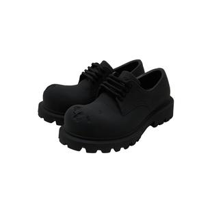 丁禹兮同款 GLITTER FOCUS 破坏大头cleanfit厚底增高未来德比鞋