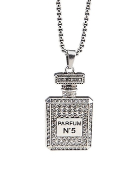 小香风香水瓶网红爆款毛衣链